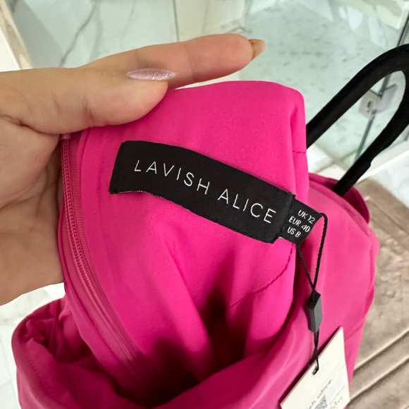 Hot pink fabulous wide leg sexy pantsuit. NWT!! - Picture 5 of 8